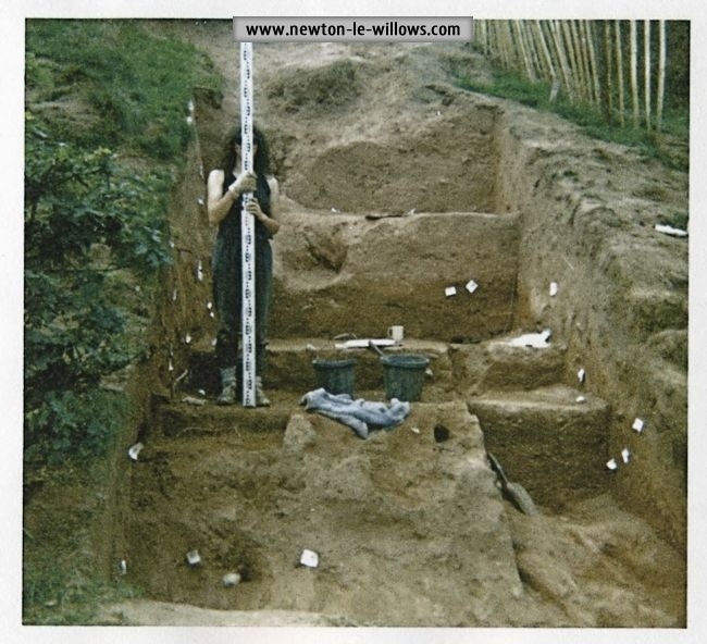 Castle -hill excavation survey and measurement