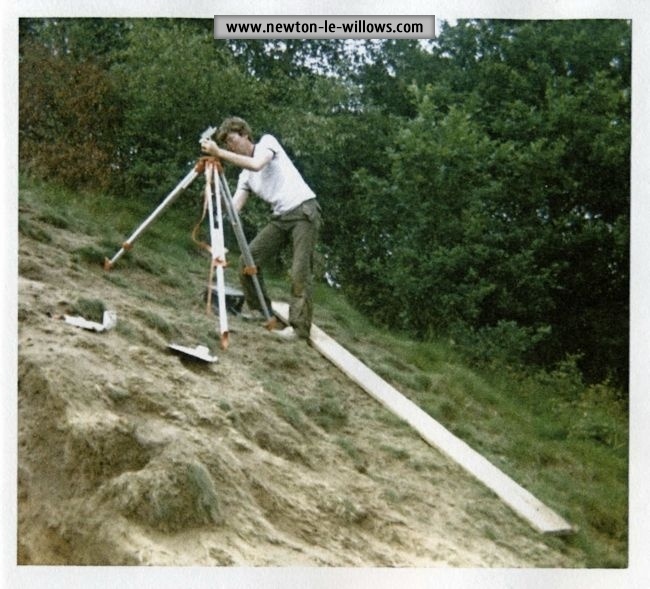 Castle Hill survey and measuring