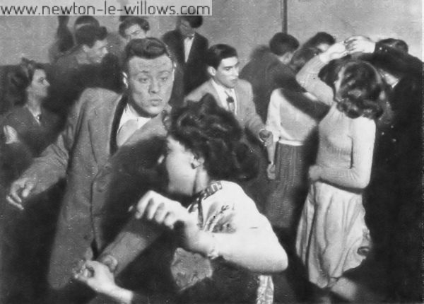 An Evening in a Dance Club. The Broadway Dance Club is only a long, low-ceilinged third-floor room. No drinks are served, but many G.I.s and local girls enjoy themselves here.