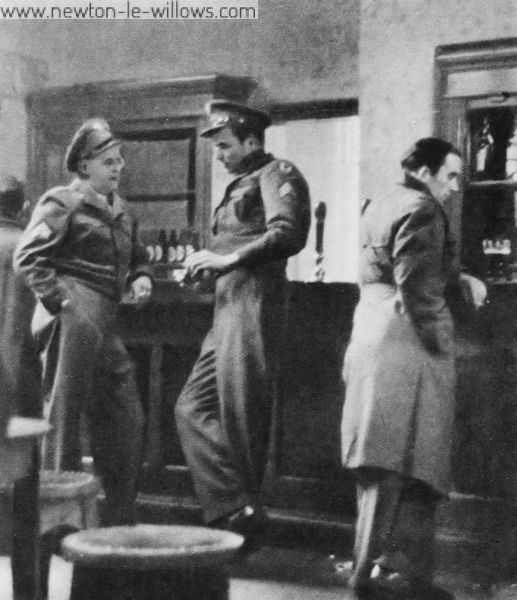 The British Are Stand-Offish. Few of the male civilian population of Warrington mix with Americans. The sergeant thinks the man in the mackintosh stand-offish. The man in the mackintosh knows men who keep a wife and two kids on half what some sergeants spend on beer.