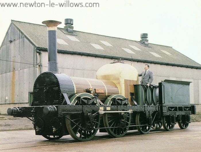 Lion, as fully restored by Ruston Diesels Ltd, and seen at Vulcan Works in late February 1980. Ruston Diesels Ltd