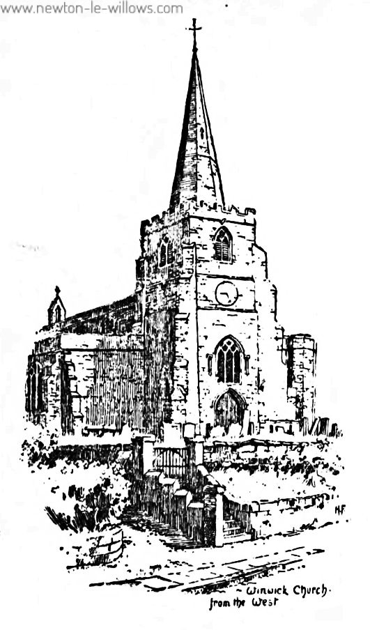Winwick Church from the west